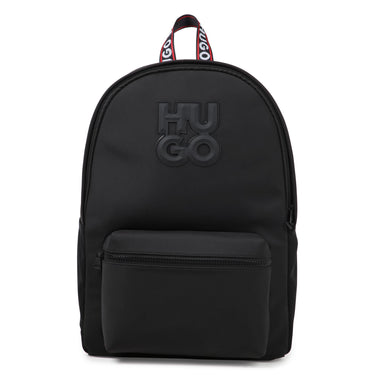 HUGO Backpack o mochila para niño y adolescente logo al tono en relieve